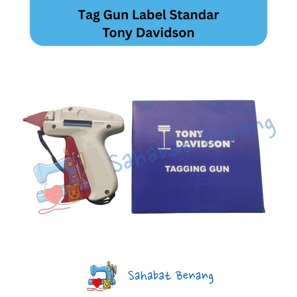 

Tag Gun Tony Davidson / Alat Tembak Pasang Label Merk / Banderol