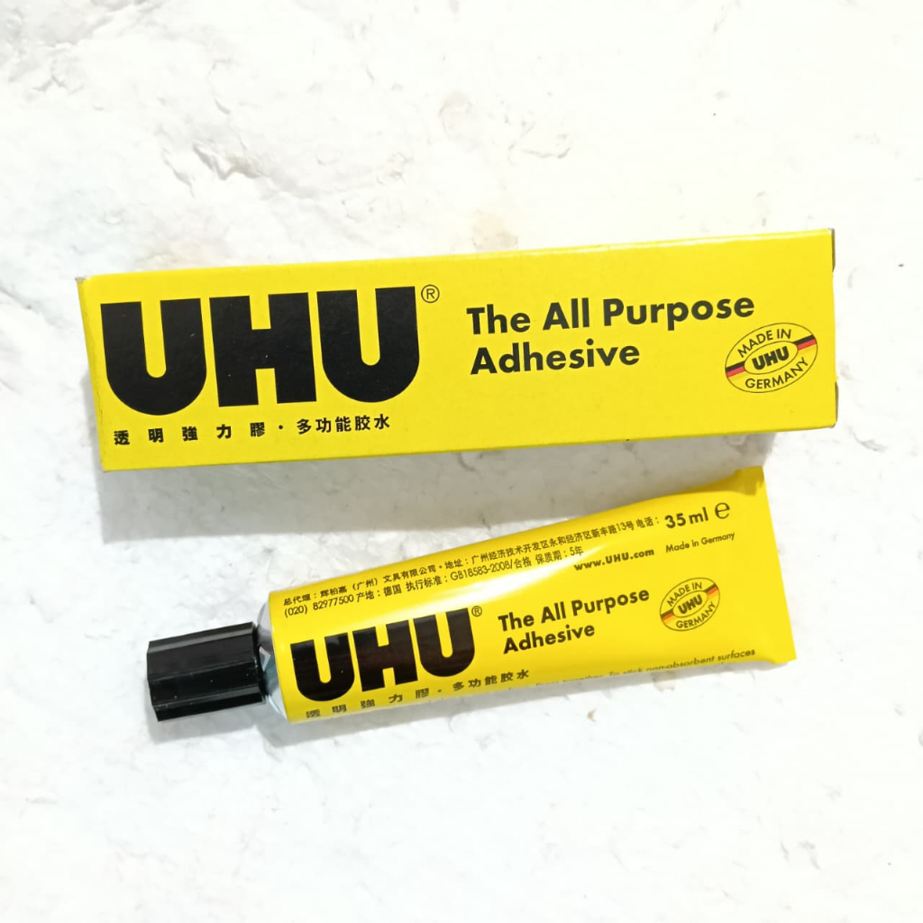 

Lem UHU All Purpose Adhesive 35ml – Lem Serba Guna Cepat Kering