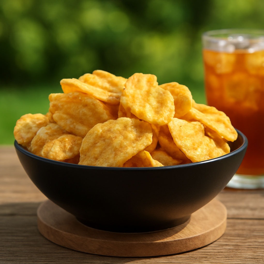 

NYAK BABE Keripik Singkong Opak Gurih Rujak Cemilan Gurih Asin Snack Nongkrong Nobar