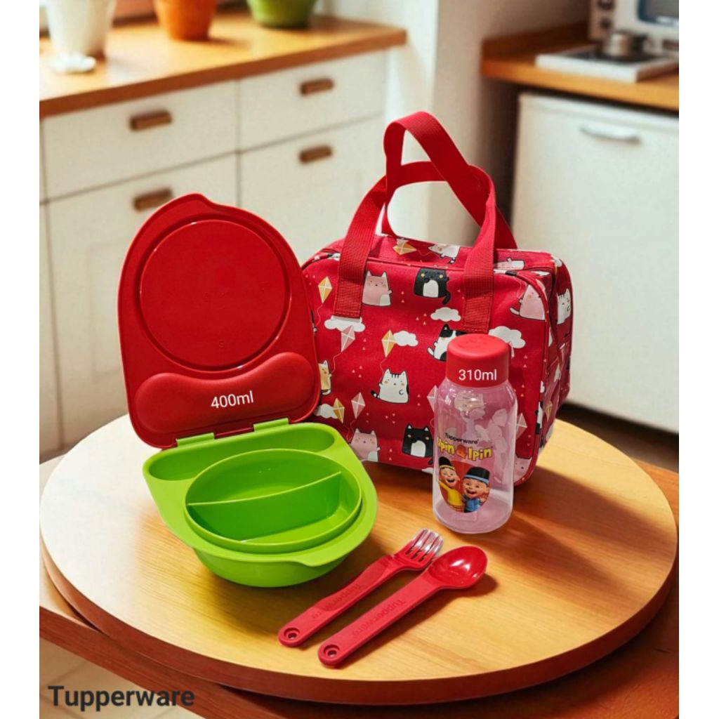 Bekal Set Lengkap Anak TK/Paud Tupperware Ori