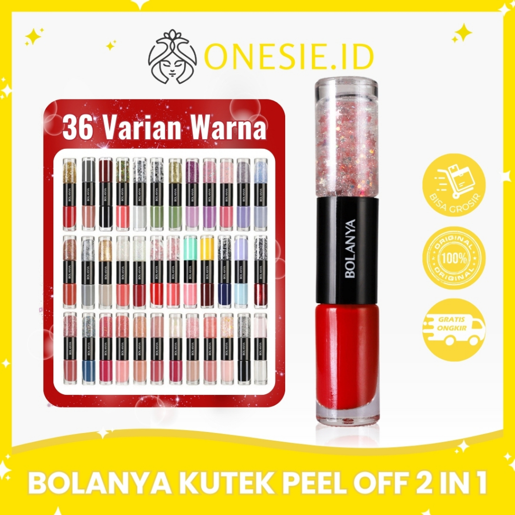 Kutek Korea Non Peel Off 2 in 1 Bolanya Cat Kuku Halal - KU001