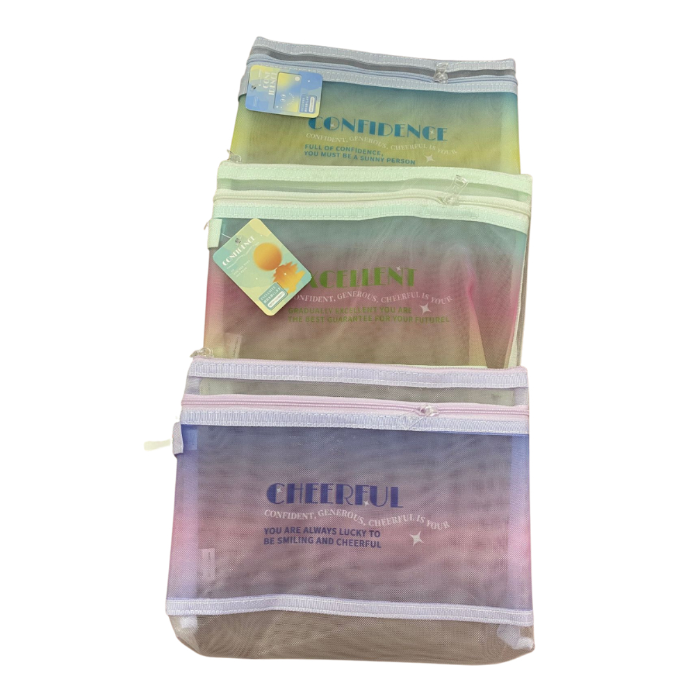 

KINHSHION 3D DOUBLE LAYER DOCUMENT BAG A5 MW75221 UK. 24 X 18CM