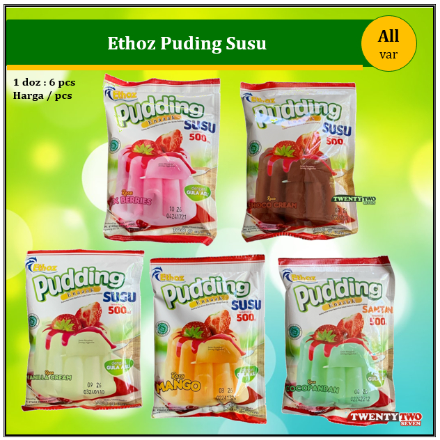 

[6 X]Ethoz Pudding Susu 100 gr