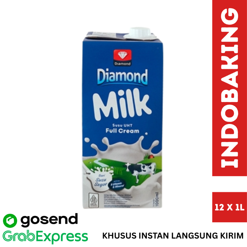 

Susu Diamond Mik UHT Full Cream 1L DOS isi 12