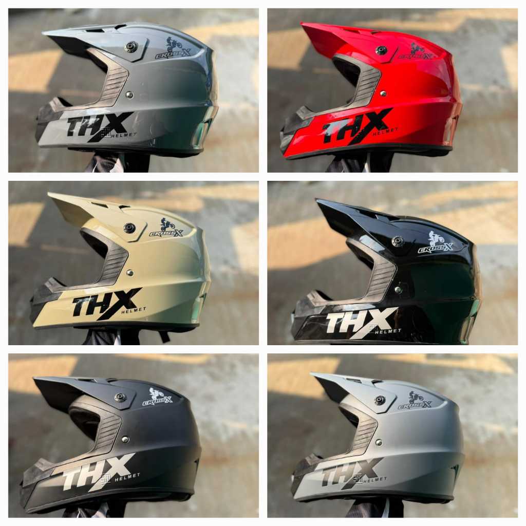 Helm cross anak helm anak merk THX