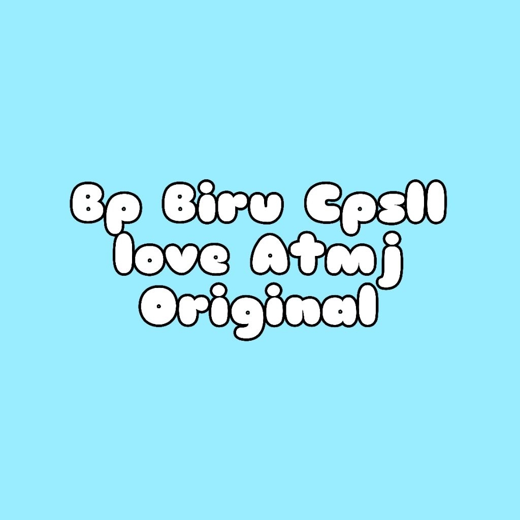 

Custom Kotak Original#atmj#tipe Bp biru