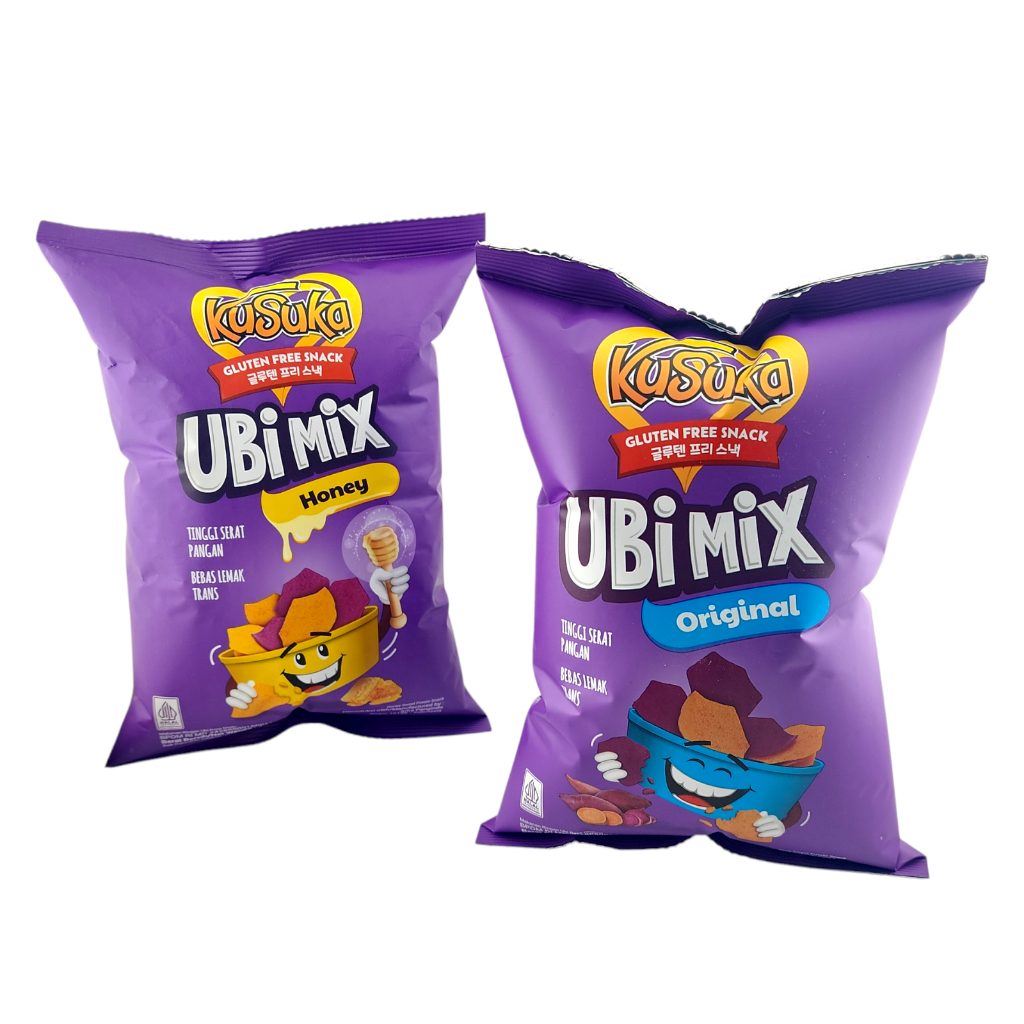

Kusuka Ubi Mix Gluten Free Snack - Netto 40gr