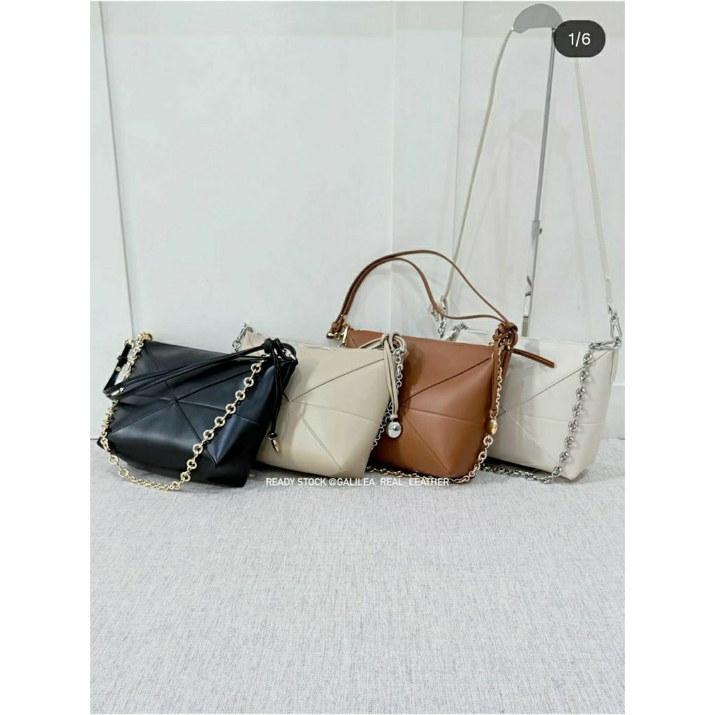[GENUINE LEATHER] PZ-569 TAS SHOULDER WANITA KULIT SAPI ASLI
