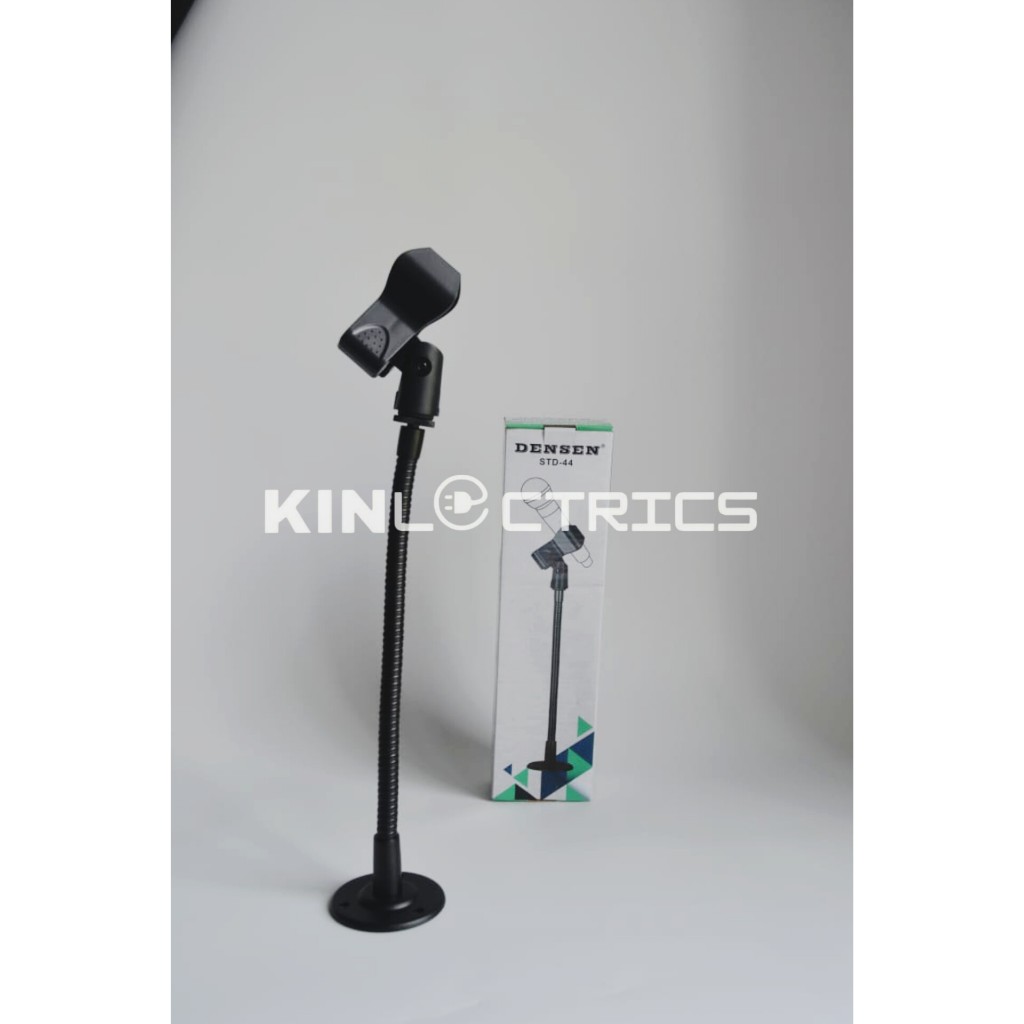 KINLECTRICS Stand Mic Meja Pendek Densen 44 Stand Mic Meja Original