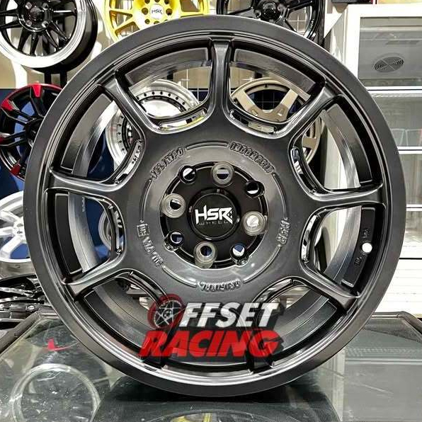 Velg HSR Ring 15 Agya Ayla Calya Sigra Livina Velg Mobil HSR JELIMPO R15 Lebar 6,5