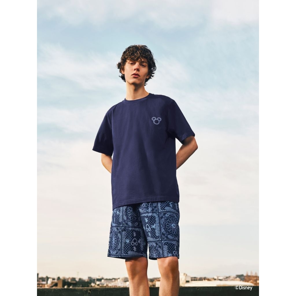 Sale Uniqlo X Disney in Blue Short Pant Original/Celana Pendek Uniqlo x Disney in Blue Original
