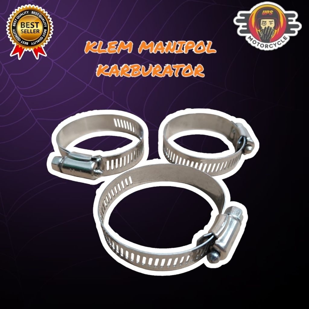 Kleman Klem Karet Manipol Manipul Karbu Karburator Tiger GL MP CB Universal