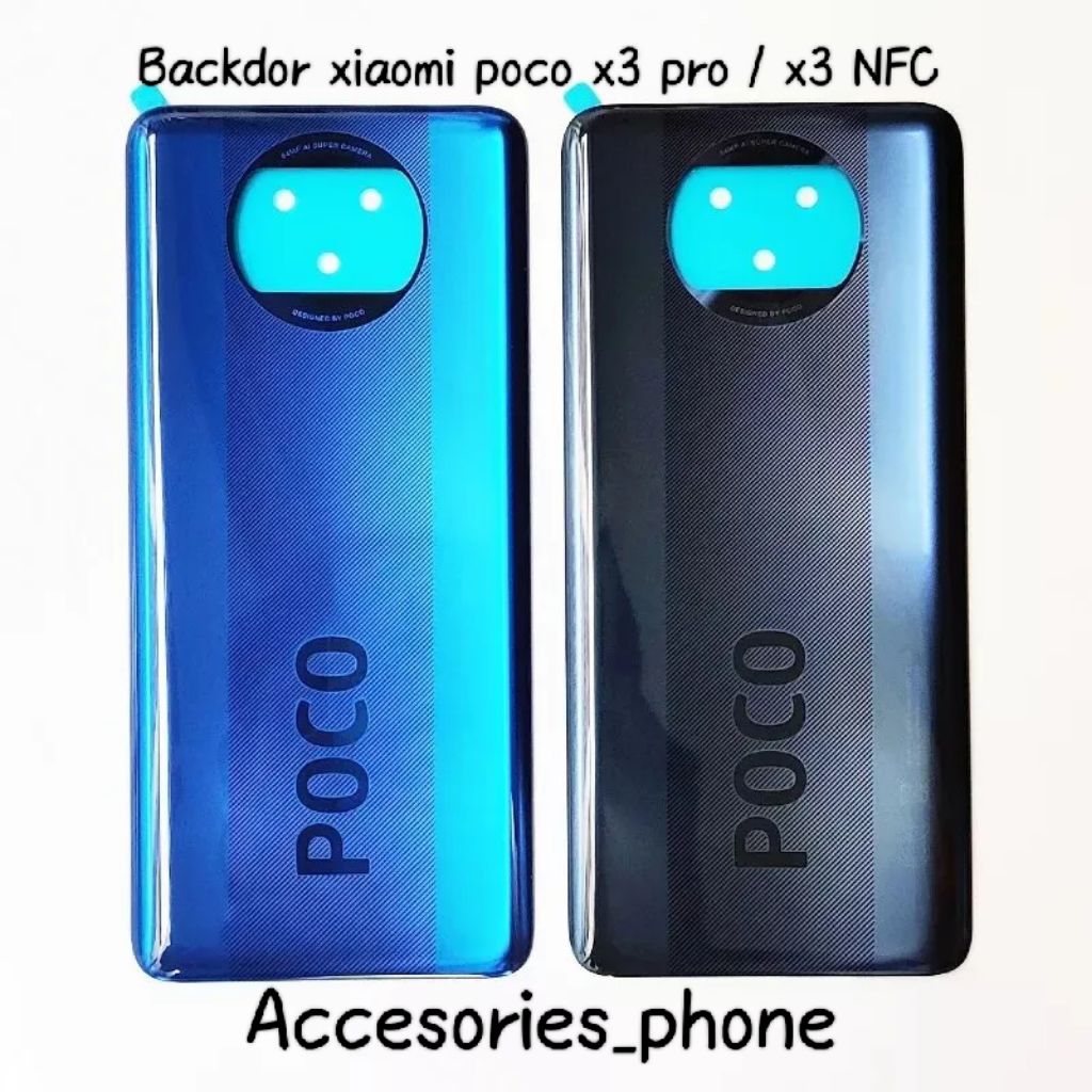Backdor xiaomi poco x3 pro / x3 NFC / tutup belakang xiaomi poco x3 / x3 pro