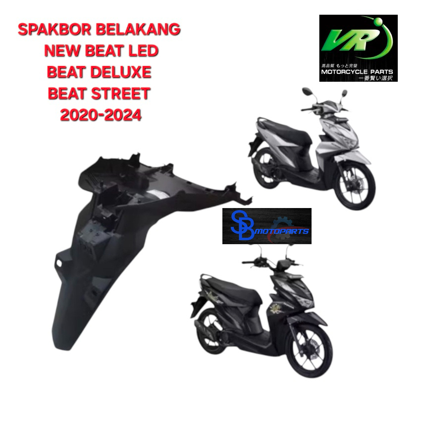 VR REAL FENDER SPAKBOR BELAKANG NEW BEAT LED BEAT DELUXE BEAT STREET 2020-2024 BEST QUALITY