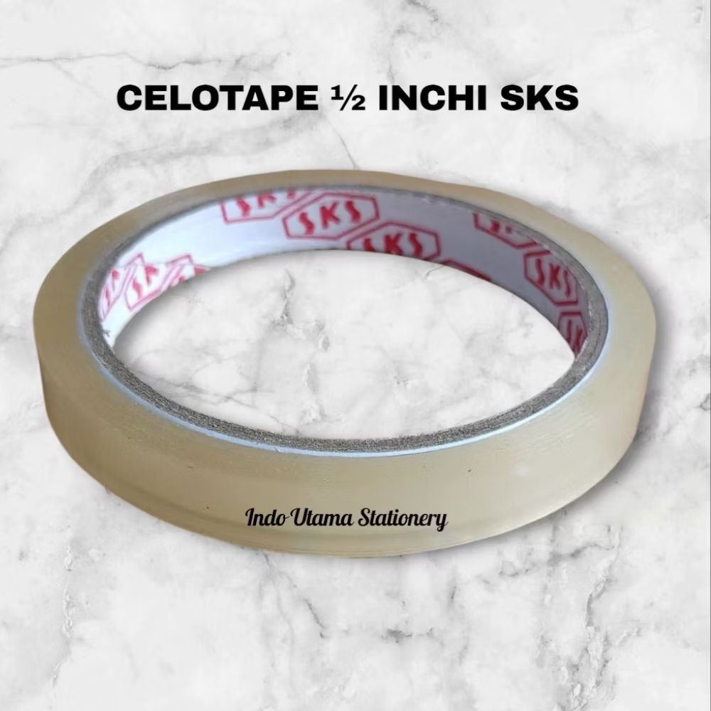 

[SATUAN] CELOTAPE BENING ½ INCHI 12 MM SKS