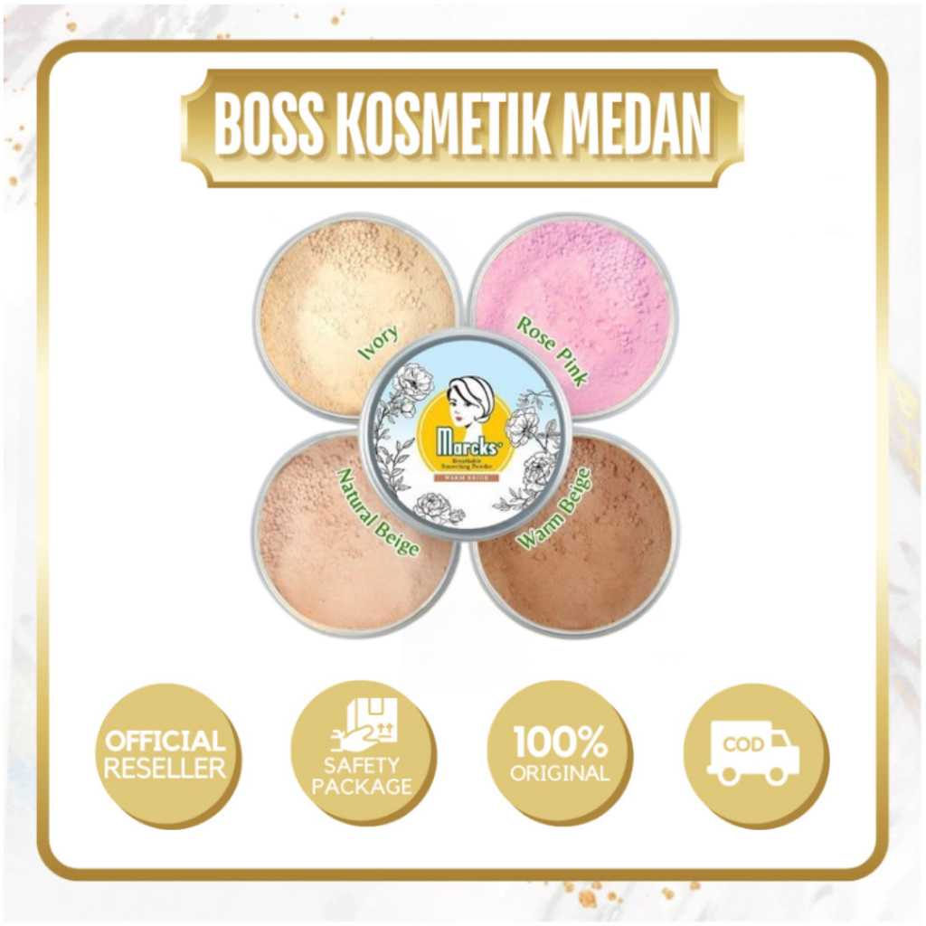 MARCKS Breathable Smoothing Powder 15g Mengandung vitamin E