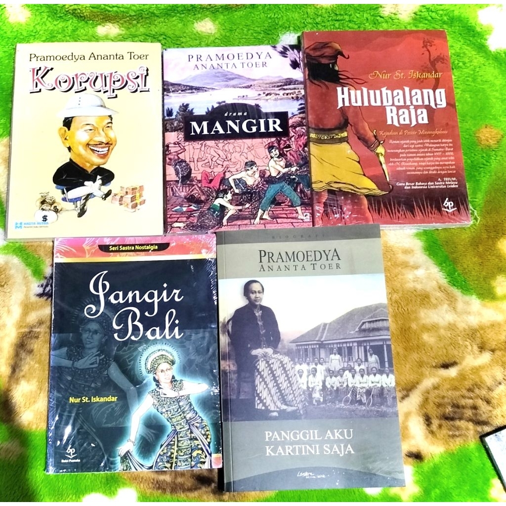 NOVEL SASTRA DAN SEJARAH BIOGRAFI KORUPSI DRAMA MANGIR JANGIR BALI PRAMOEDYA ANANTA TOER PANGGIL AKU