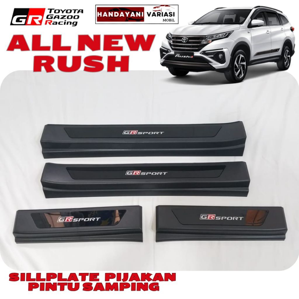 Sillplate Injakan Samping Mobil Toyota All New Rush 2018 2023 Injakan Samping Gr Sport