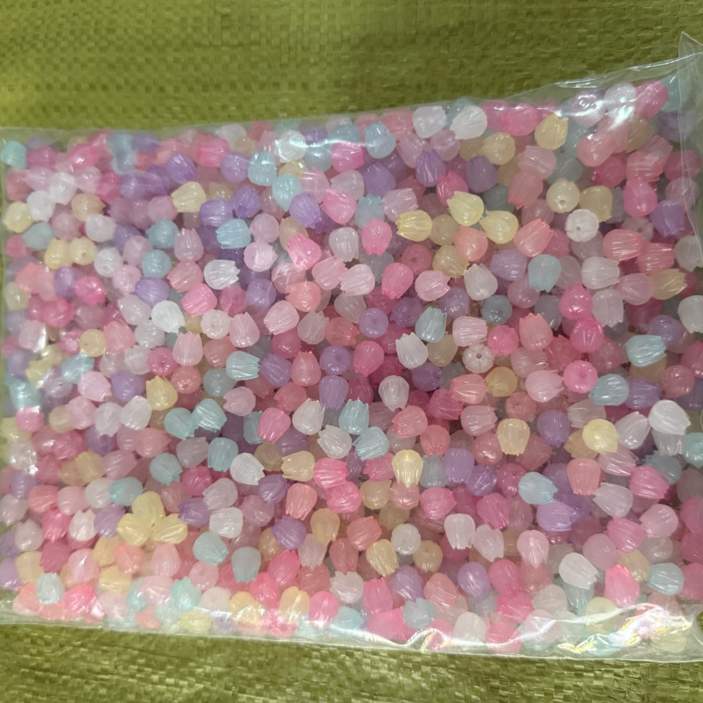 1 Pon Manik Manik Jelly Bunga Kelopak