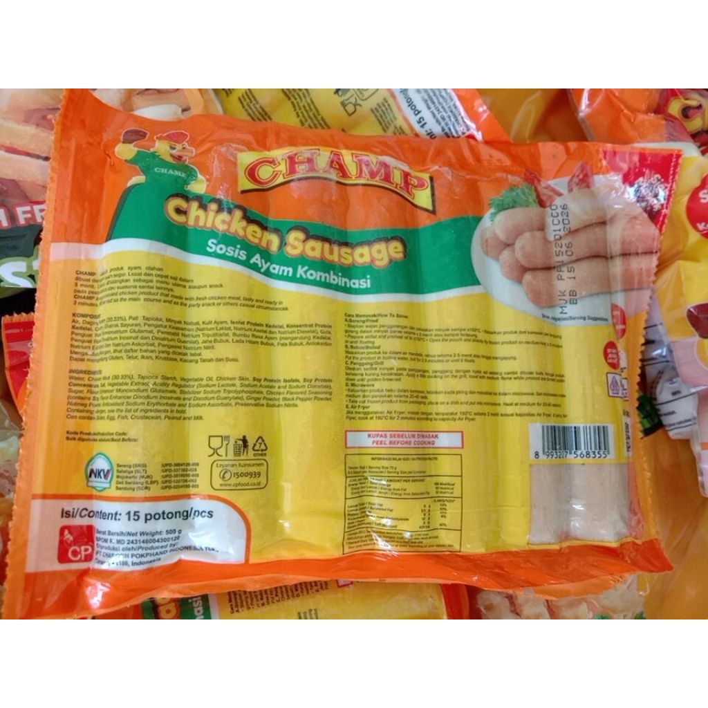 

champ sosis ayam
