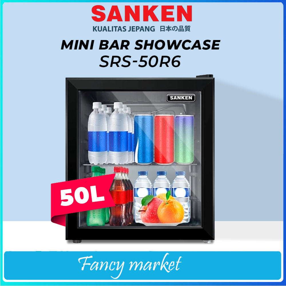 SANKEN SHOWCASE SRS-50R6 MINIBAR MINI BAR KULKAS HOTEL PORTABLE