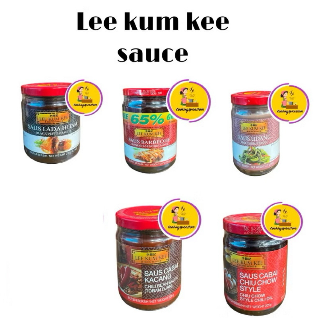 

Lee Kum Kee Saos Hoisin ( Hoisin Sauce ) / Sauce Barbeque / charsiu sauce / Saus lada hitam / Saus udang / Sauce Plum / Saus cabai dengan bawang putih / Saus cabai kacang / Saus Cabai chiu chow