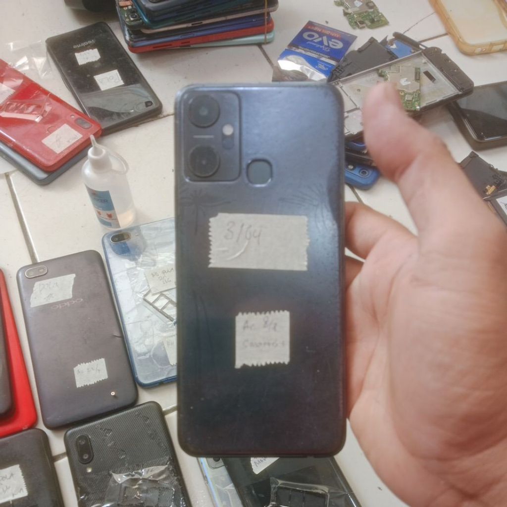 infinix smart 6 plus minus lcd 3/64 lcd