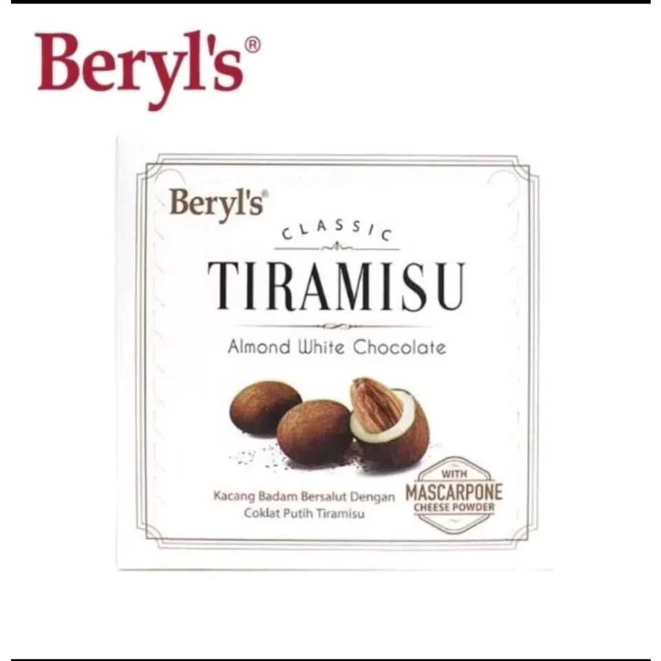 

Beryl's Tiramisu MIlik Chocolate_Almond White Chocolate_Almond Milk Chocolate