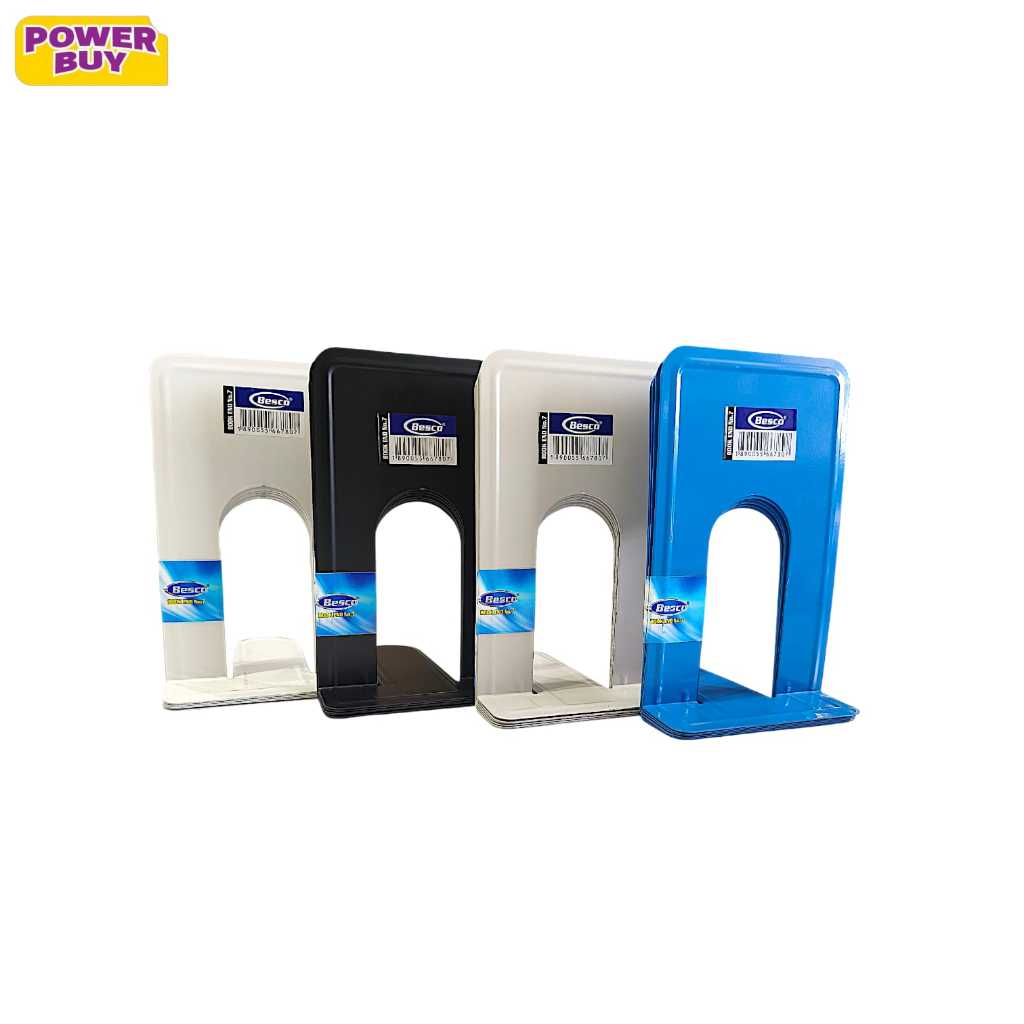 

Book End No.7 Besco – Pembatas Buku Besi Anti Slip | 13.5 x 16.5 x 20 cm