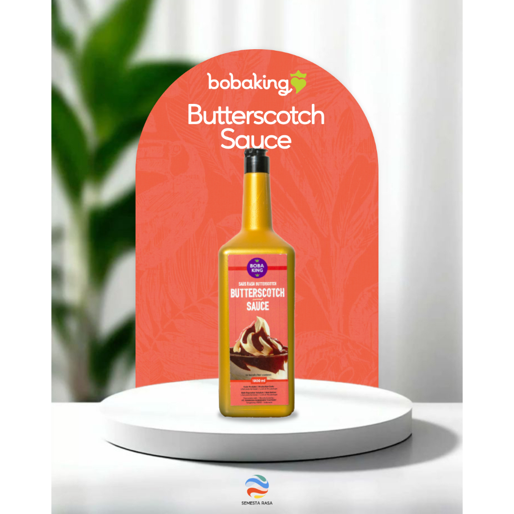 

Boba King Butterscotch Sauce 1 Liter | Saus Rasa Butter Scotch 1LITER 1LT