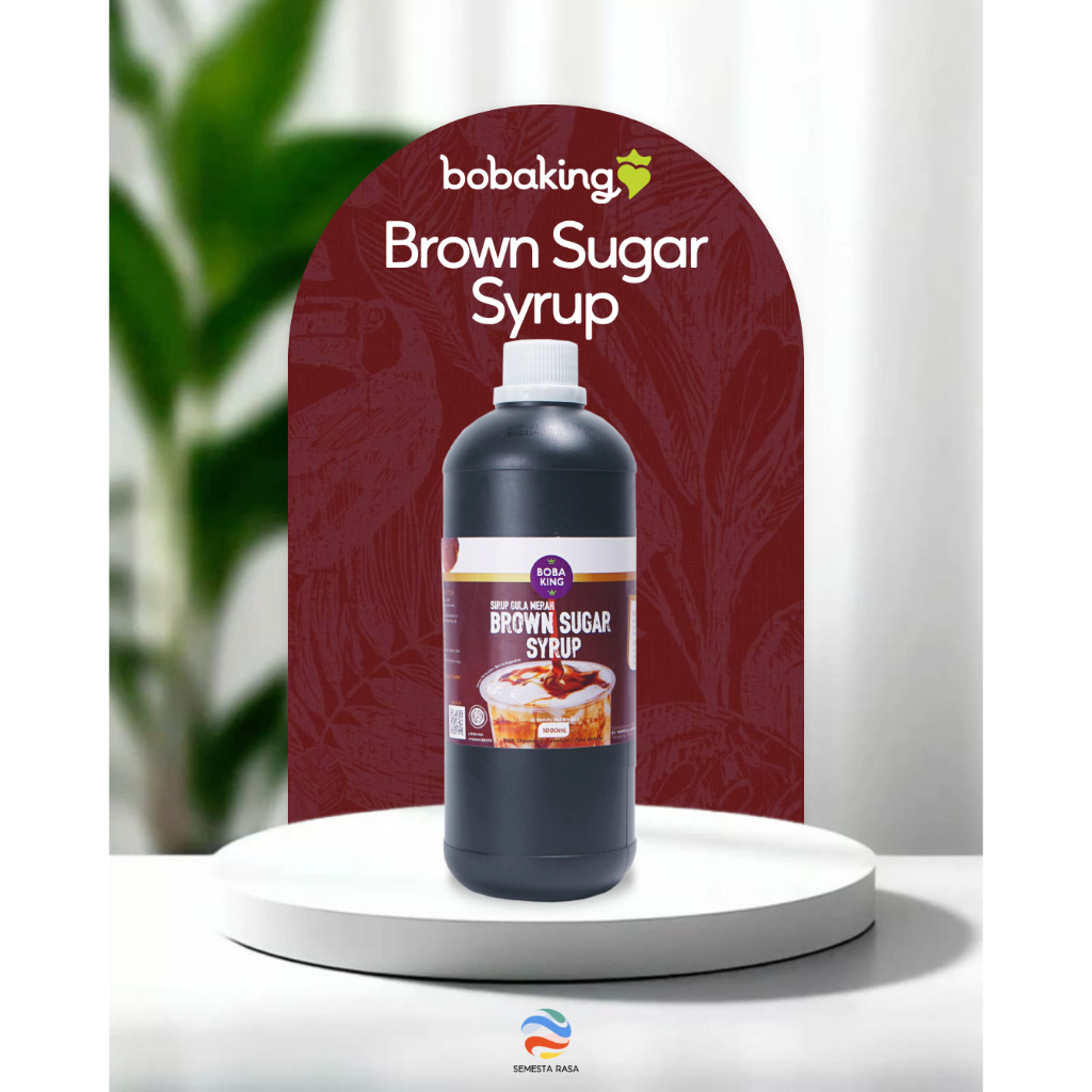 

Boba King Brown Sugar Syrup 1 Liter | Sirup Gula Aren Cair