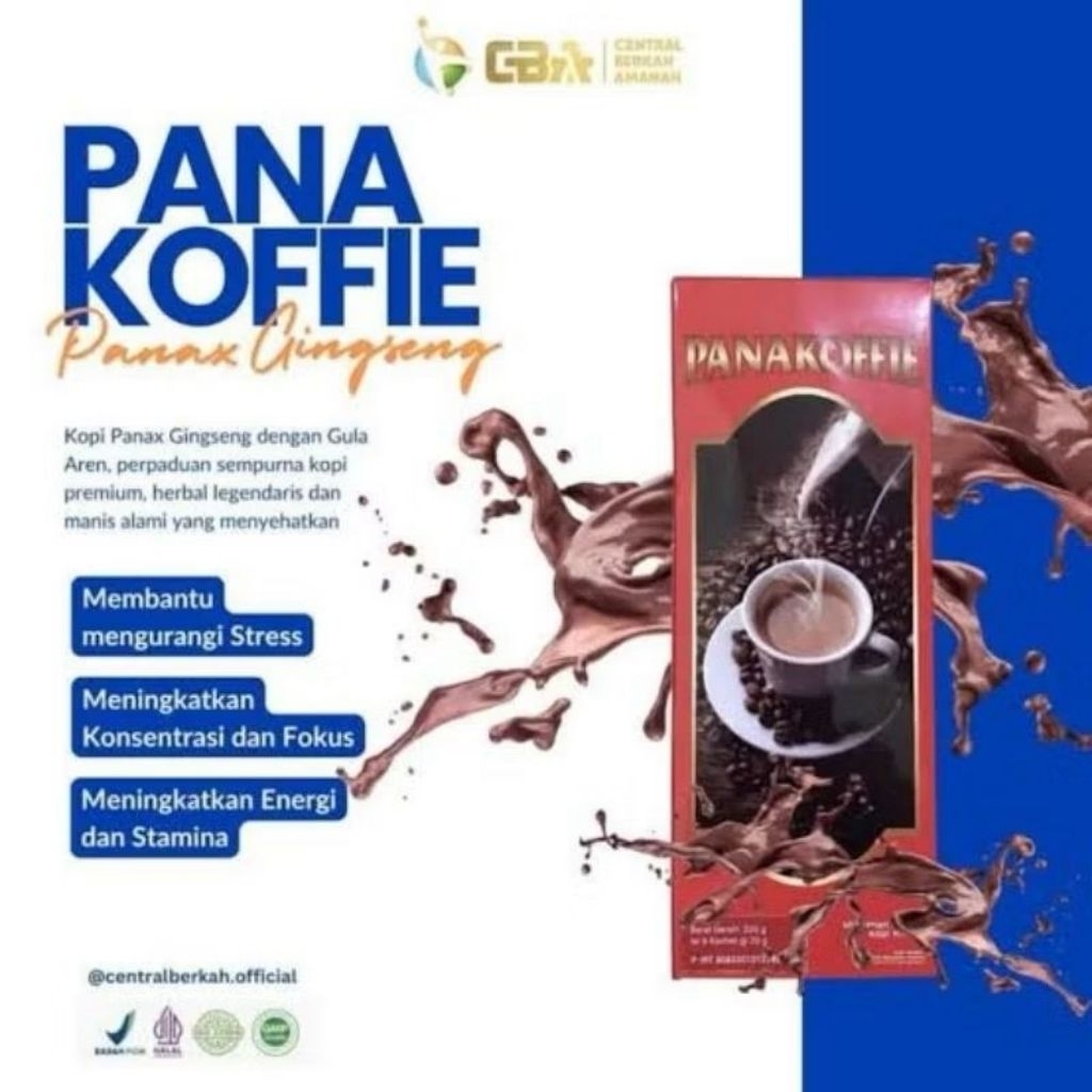 

PANA KOFFIE 1 BOX ISI 5 SACHET KOPI KESEHATAN ORIGINAL CBA KOPI PRIA KOPI ROMANTIS