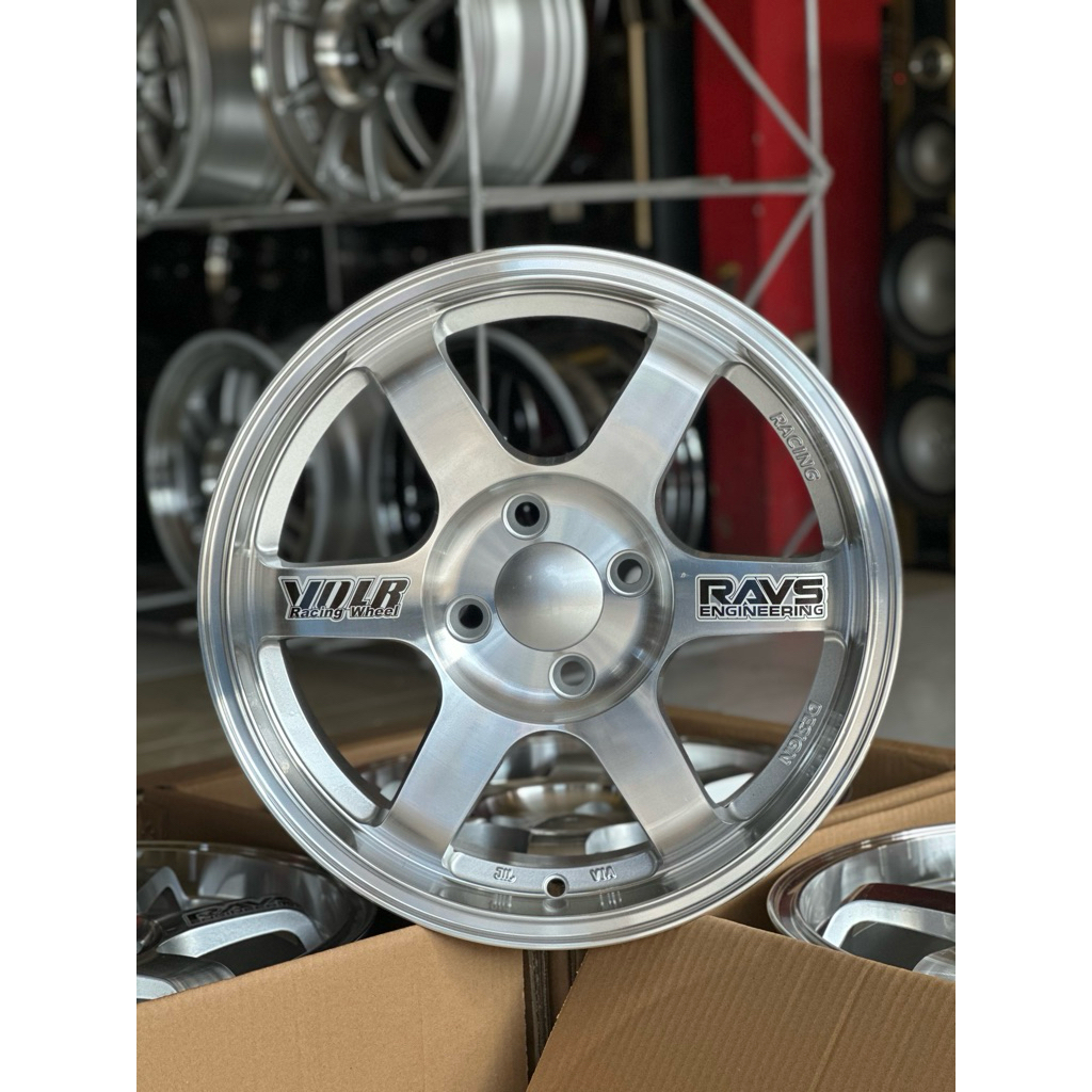 Velg TE37 Full Polis R15 Rays Club Baru