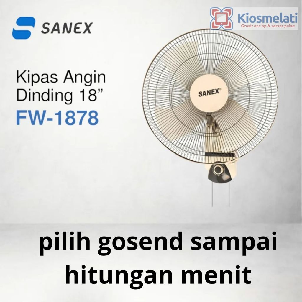 Sanex Kipas Angin Dinding FW 1878 FW1878 FW-1878 18 Inch