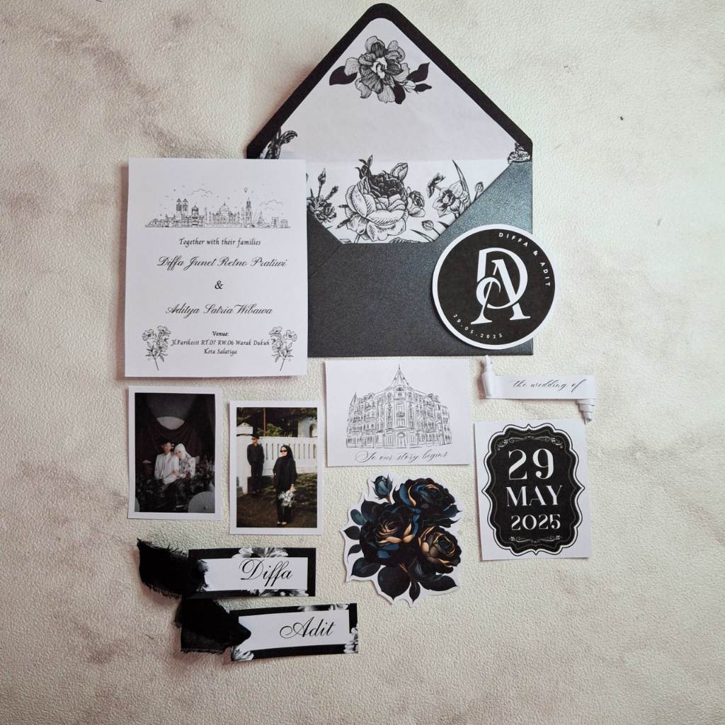 Wedding Vows / Wedding Keepsake calligraphy kaligrafi undangan invitation