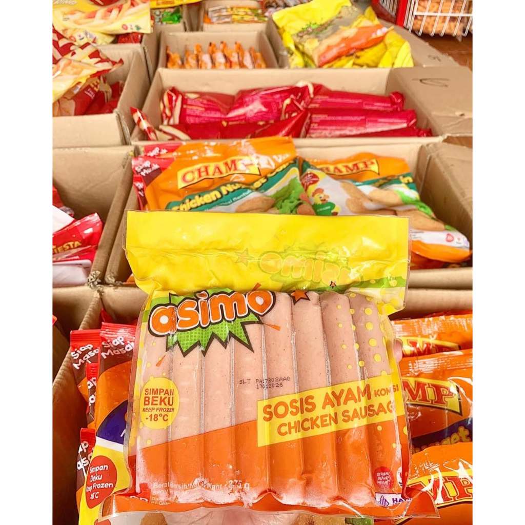 

ASIMO Chicken Sausage - Sosis Ayam Kombinasi 375g 500gr 750gr - Kheiza Frozen