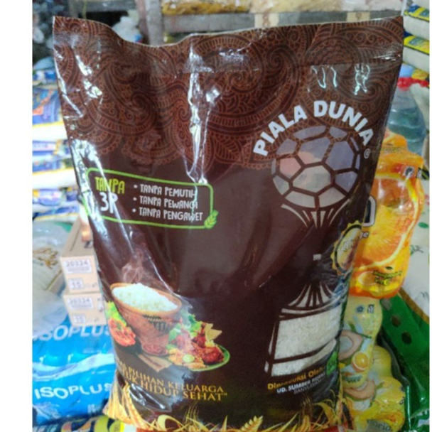 

BERAS PIALA DUNIA 5 KG KEMASAN BARU