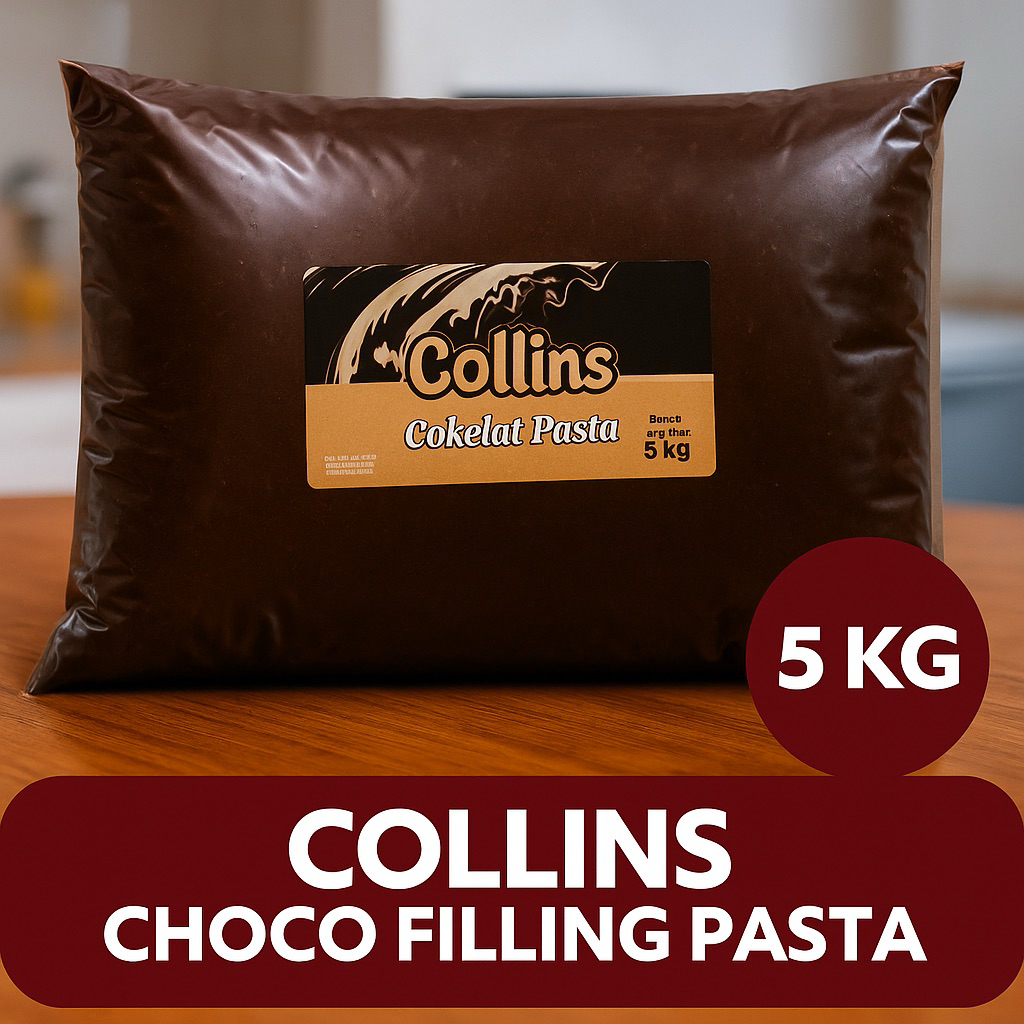 

Collins Choco Filling Pasta 5kg – Pasta Cokelat Isi Serbaguna