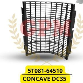 CONCAVE / AYAKAN / SARINGAN STAINLESS DC35 / 5T081 - 64510 Suku Cadang Sparepart Combine Harvester