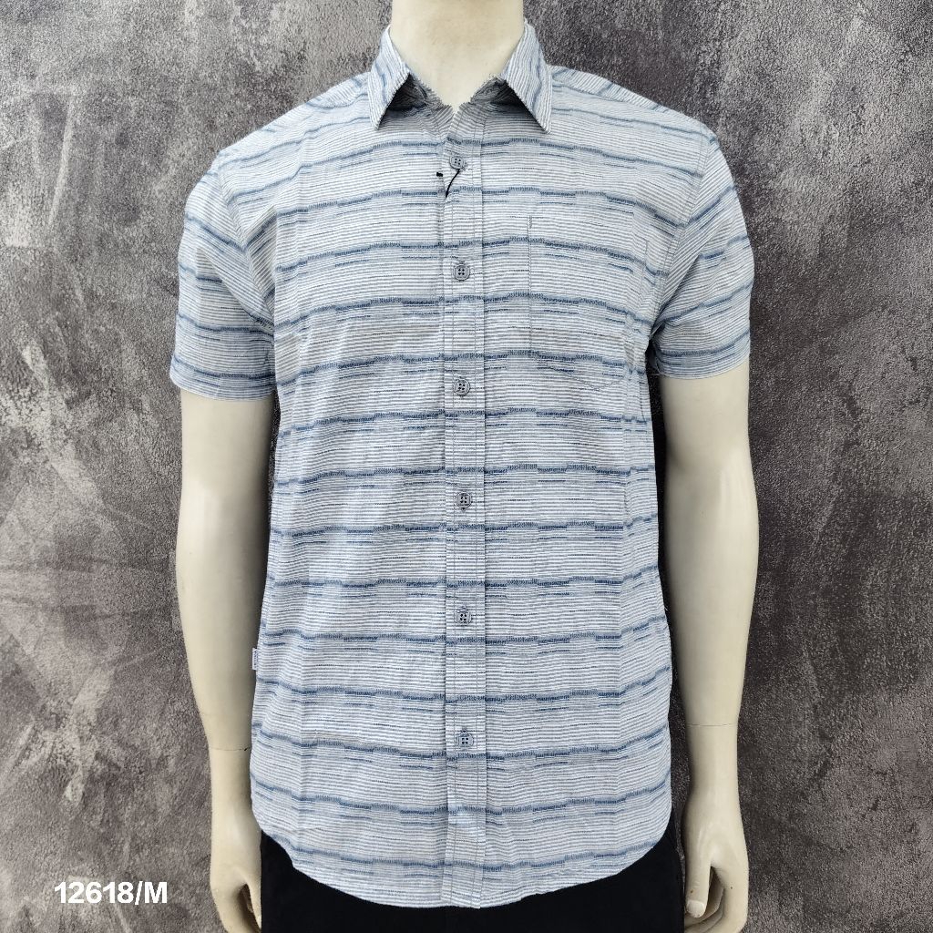 Kemeja Cowok CRESSIDA ORIGINAL Lengan Pendek