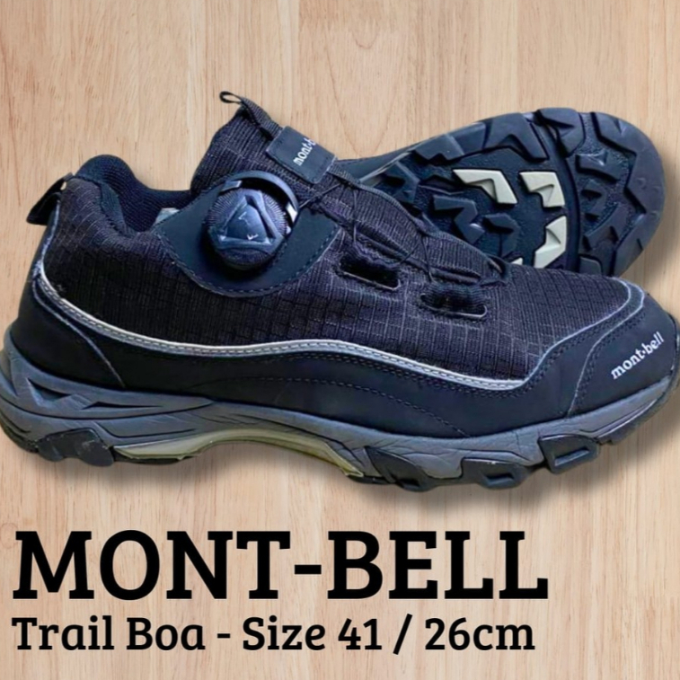 MONTBELL Trail Boa Sepatu Gunung Sepatu Outdoor Trailrun