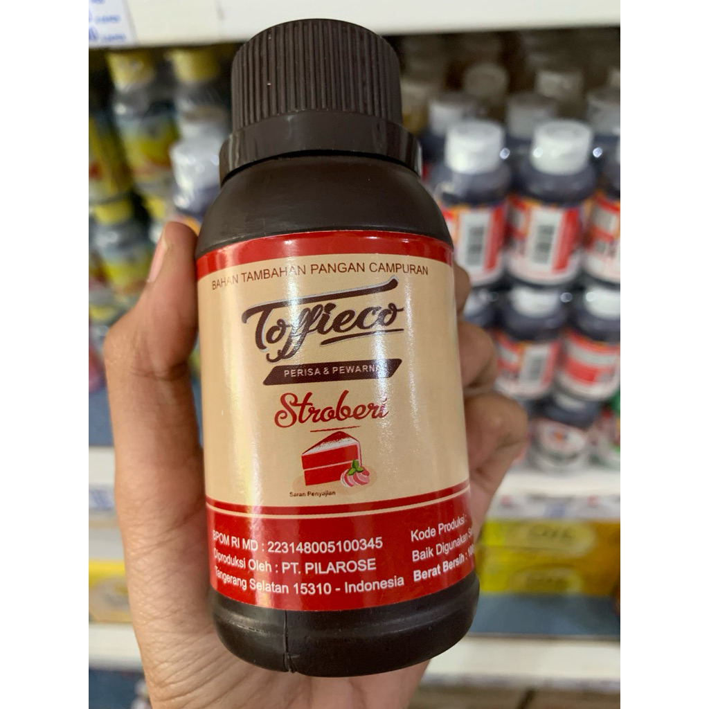 

Toffieco perisa & pewarna strawberry 100ml