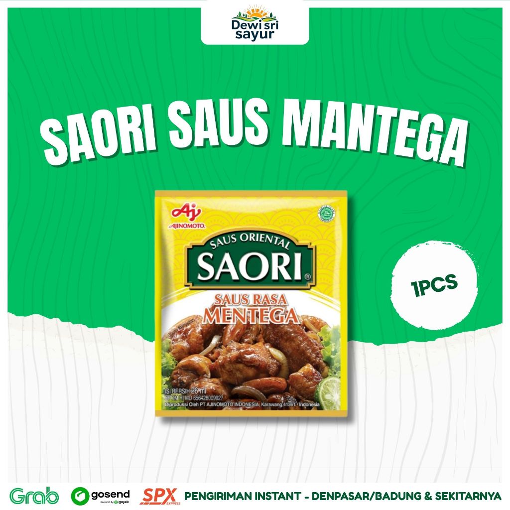 

Saori Saus Mantega 1 pcs – Dewi Sri Sayur