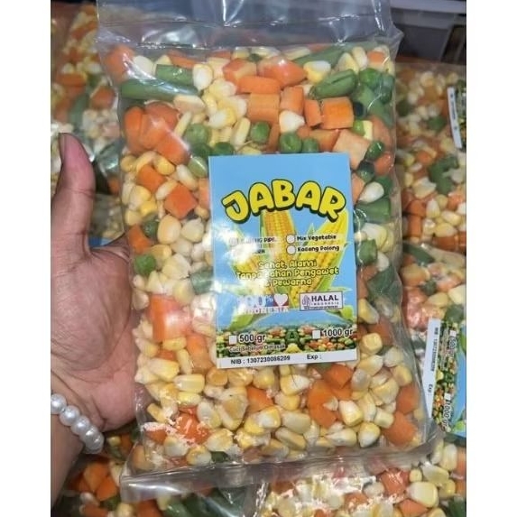 

Jabar Mix Vegetable 500gr/1kg