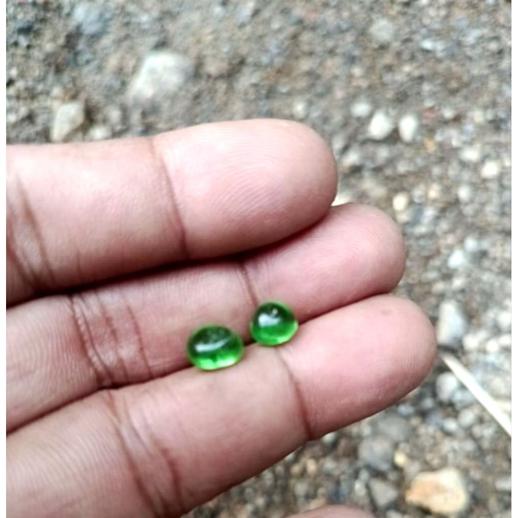 Batu Akik Kerikil Muslipan Kerikil Lumut Ijo