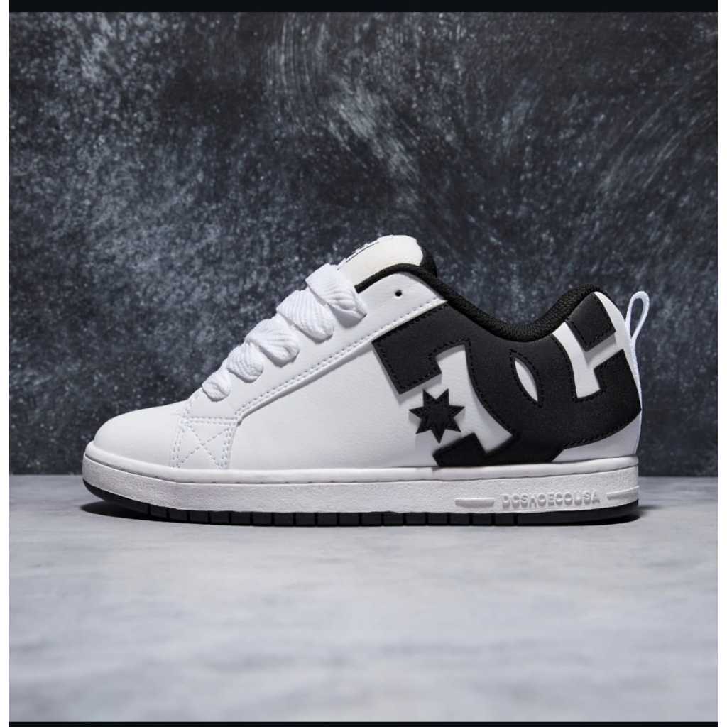 Sepatu Casual White Dc Court Gemuk Unisex Sepatu Gemuk Putih New Trandy Terlaris