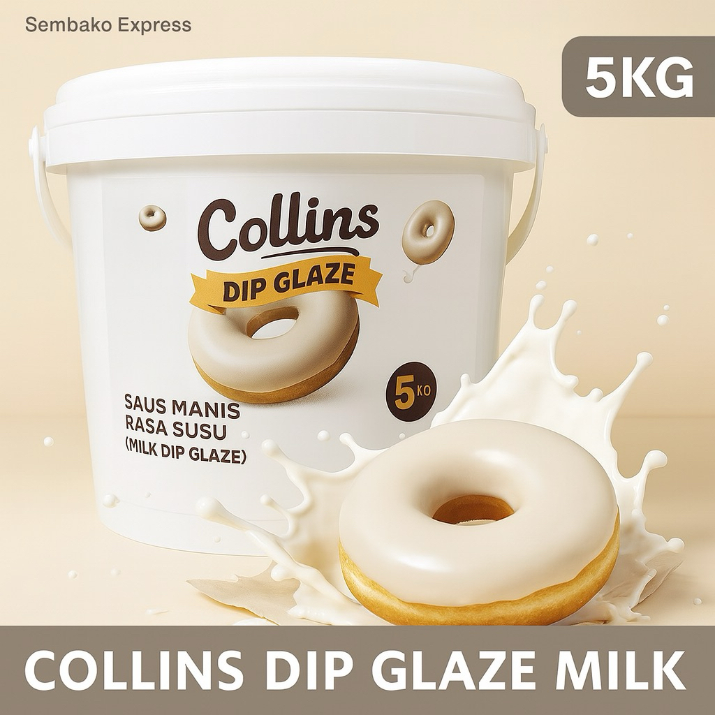 

Collins Dip Glaze Milk 5Kg – Saus Manis Rasa Susu