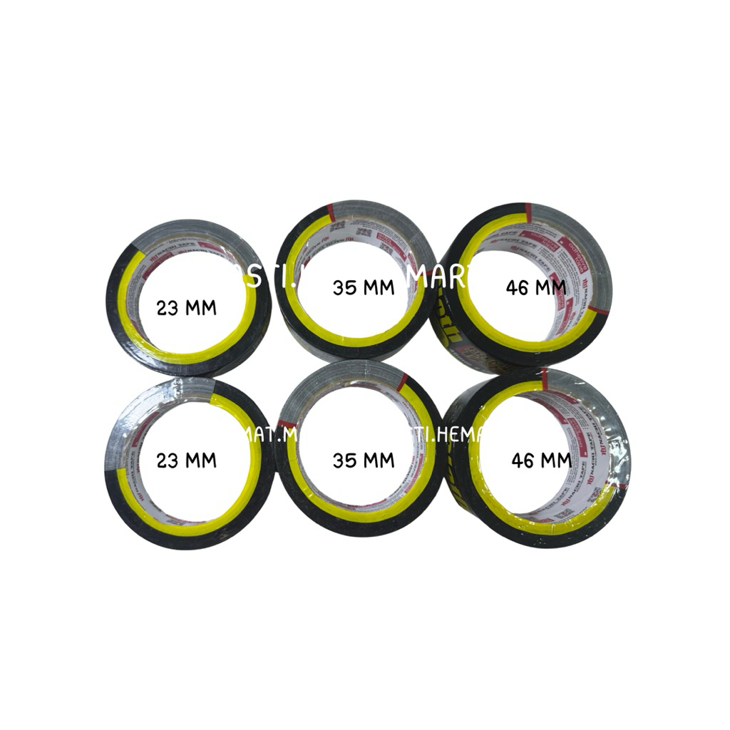 

Lakban Jilid Nachi | Nachi Cloth Tape 1,5 Inch 35 MM X12 M | Lakban Kain Hitam | 1 PCS