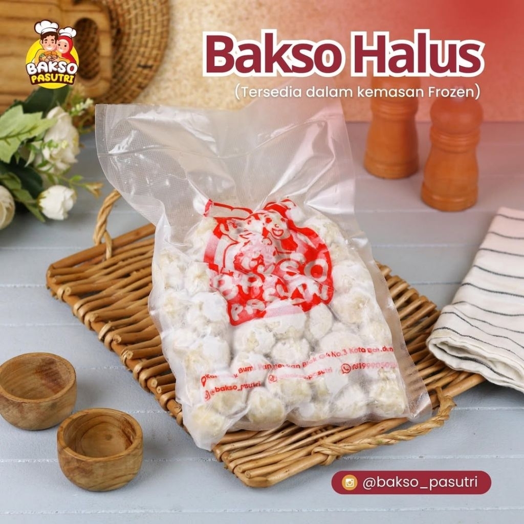 

Bakso Sapi Halus 500gram isi 48-50butir