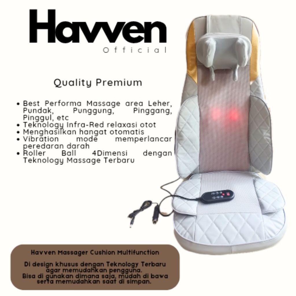 Massager Cushion Flexible Havven 4Dimensi